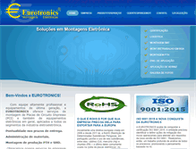 Tablet Screenshot of eurotronics.com.br